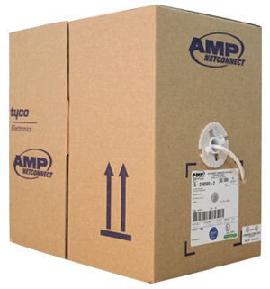 Cáp mạng Lan Cat 5e AMP 4 Pair - 9999 (305m/thùng)