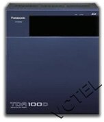 TỔNG ĐÀI IP PANASONIC KX TDA 100D 8 trung kế,4 thuê bao số,32 thuê bao analog, Card 16 cổng máy nhánh tương tự tích hợp hiện số gọi đến